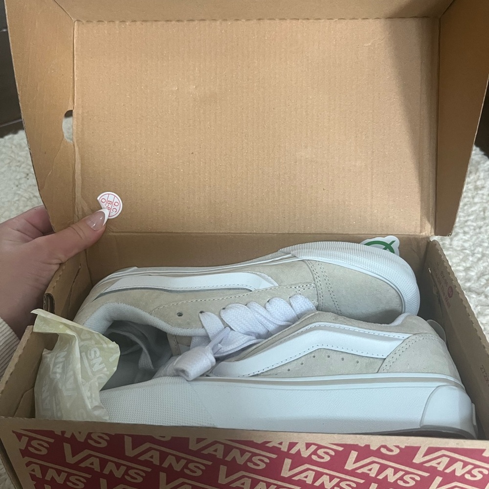 Vans Kids Sneakers - White and Tan